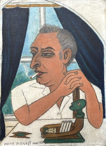 Portrait d’homme à la cigarette